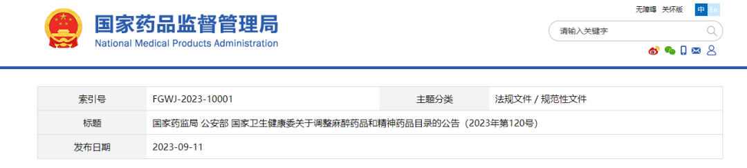 依托咪酯列入第二類精神藥品目錄！依托咪酯檢測，勢在必行！