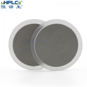 恒譜生HPLC在線過(guò)濾器PCTFE不銹鋼篩板液相色譜濾膜，OD22.4*ID19.0*H1.6